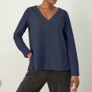 Aday Something Tailored Top - Navy - Size M